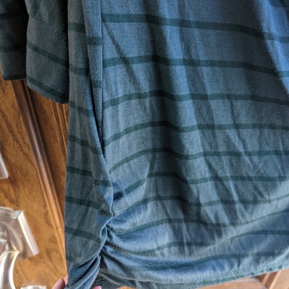 Vanity Striped Cowl Neck Top - Picture 3 of 8